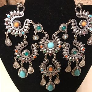 Turquoise Silver Necklace💙💜